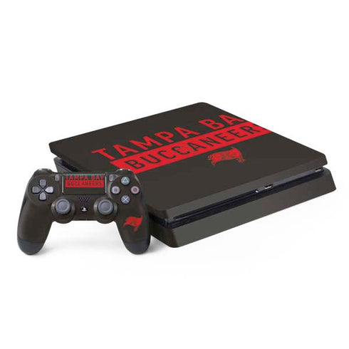 NFL Tampa Bay Buccaneers Brown Performance Series PS4 Slim Bundle Skin
